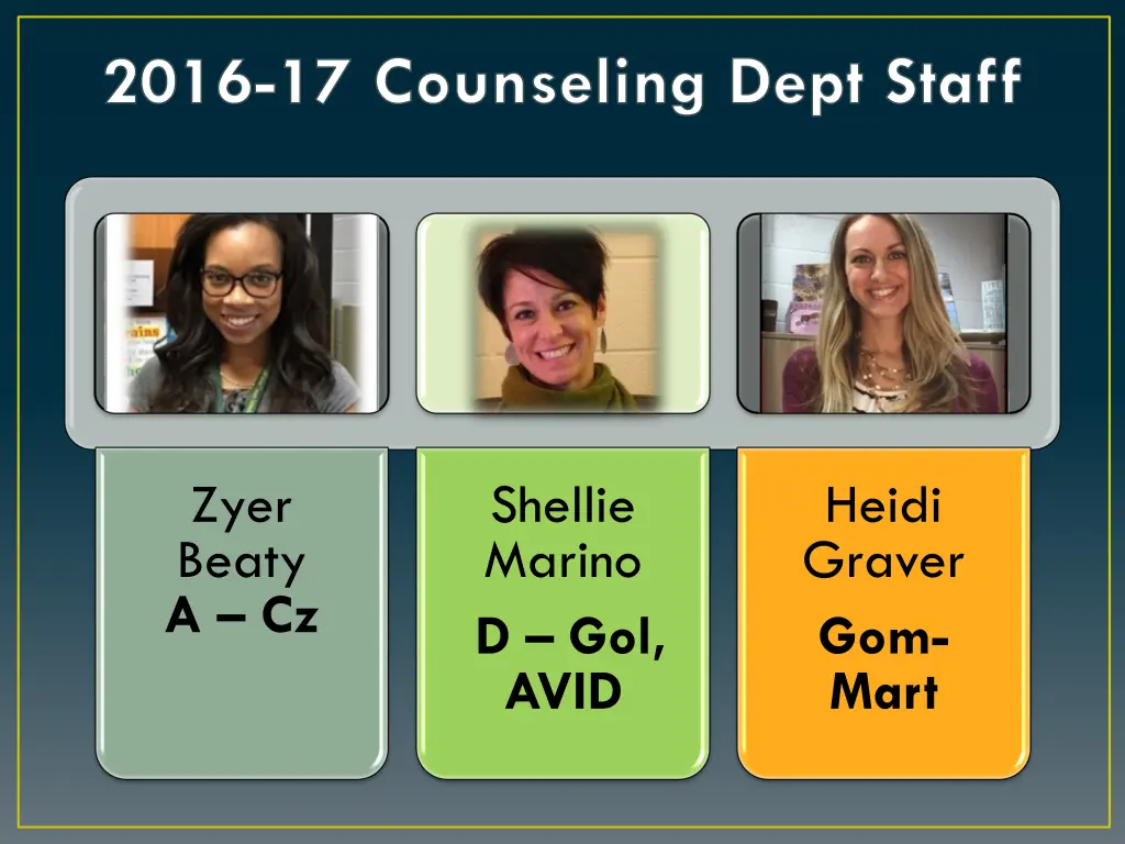 2016 17 counseling dept staff
