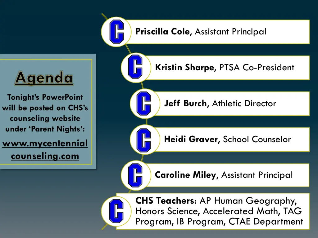 priscilla cole assistant principal