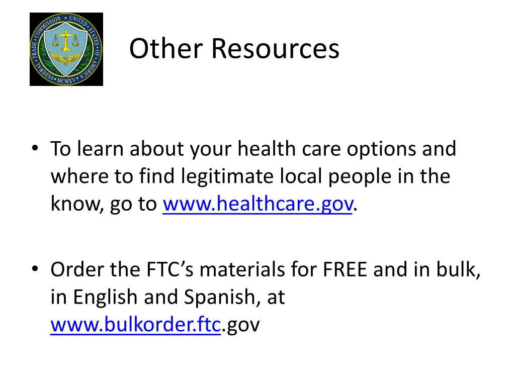 other resources