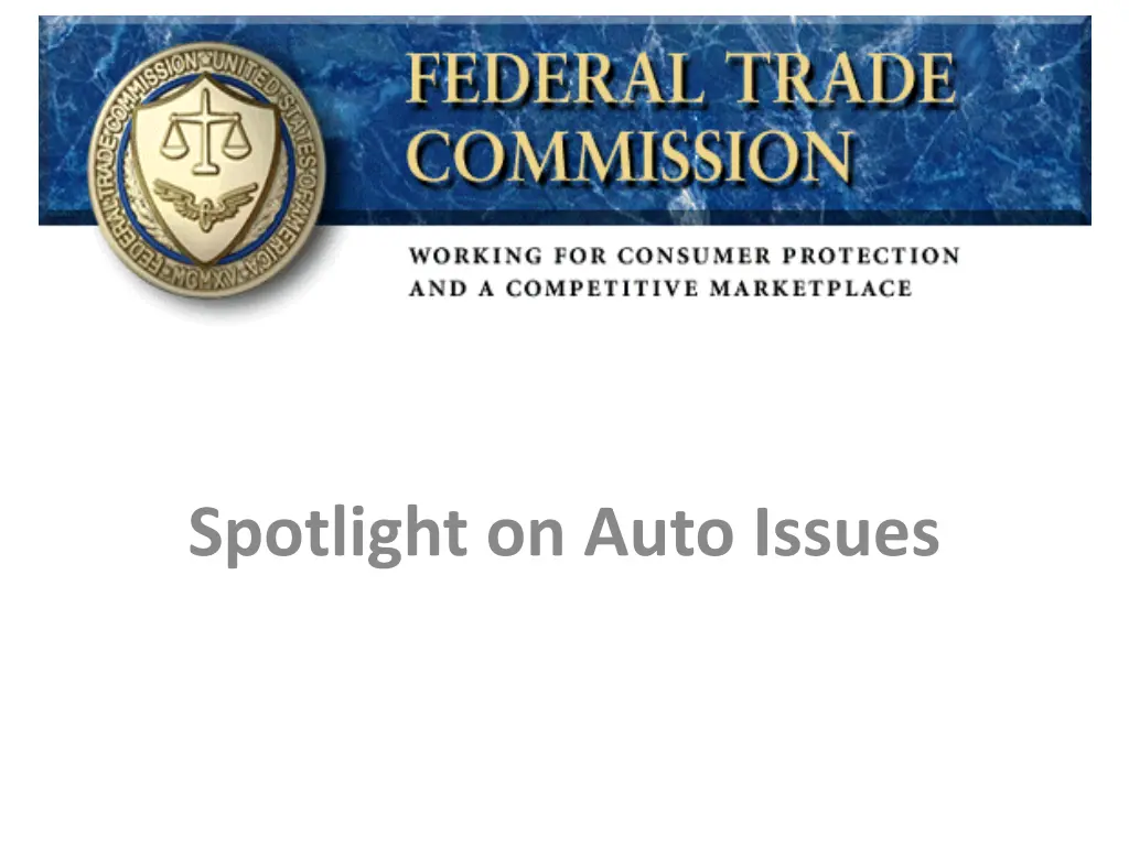 spotlight on auto issues