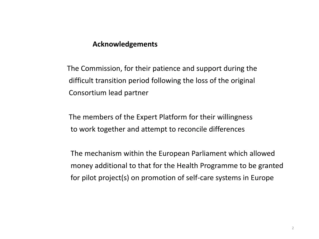 acknowledgements