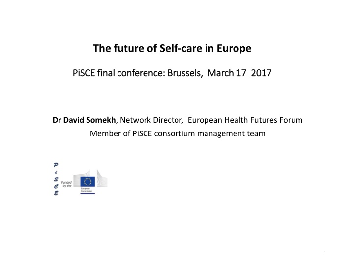 the future of self care in europe