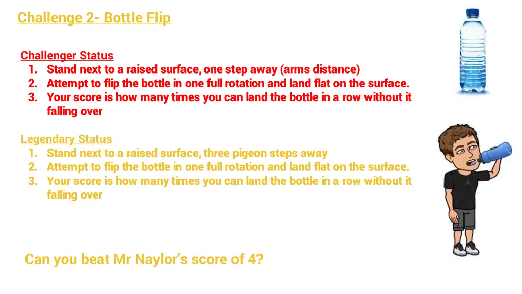 challenge 2 bottle flip