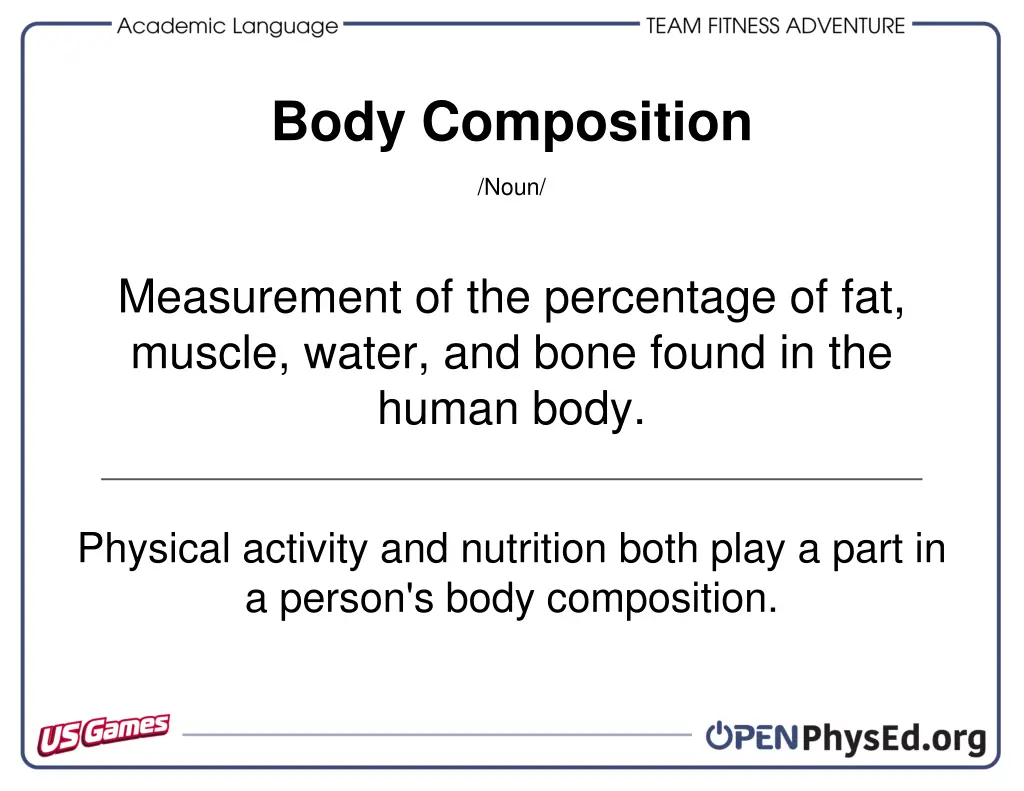 body composition