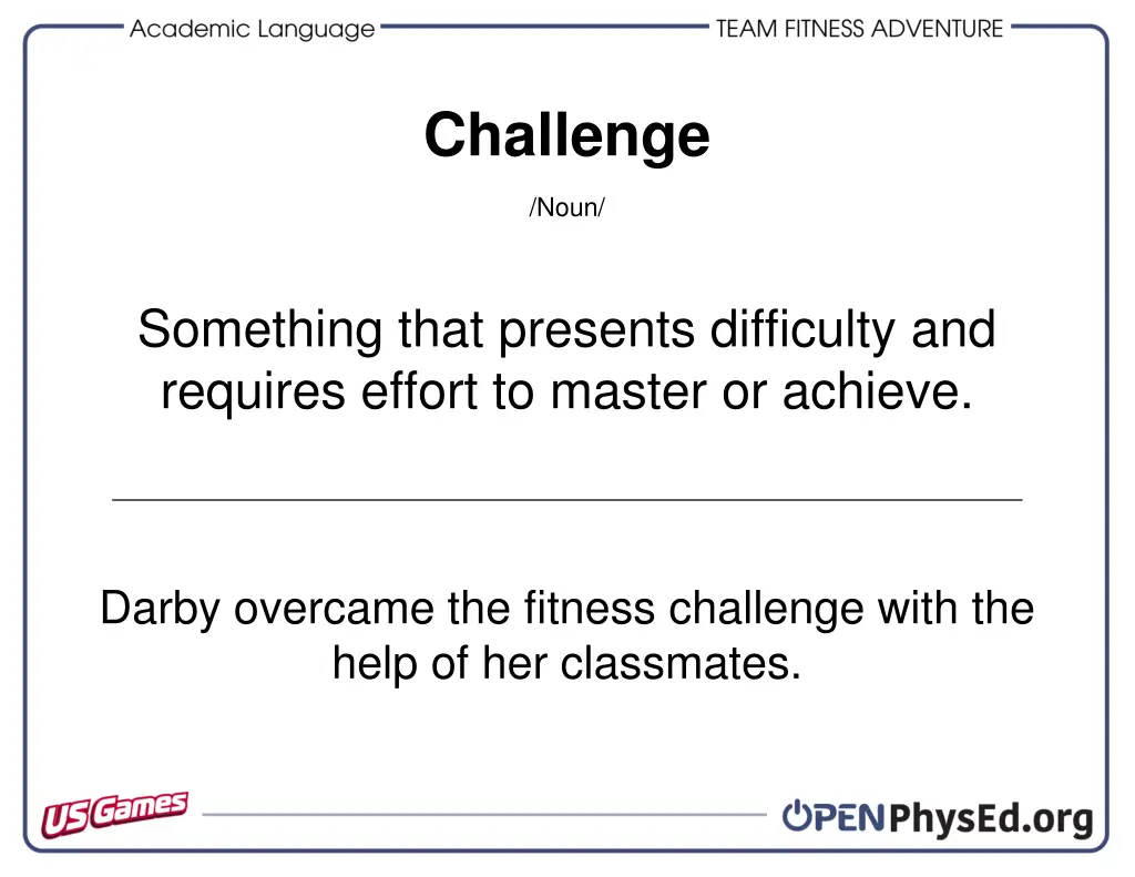 challenge