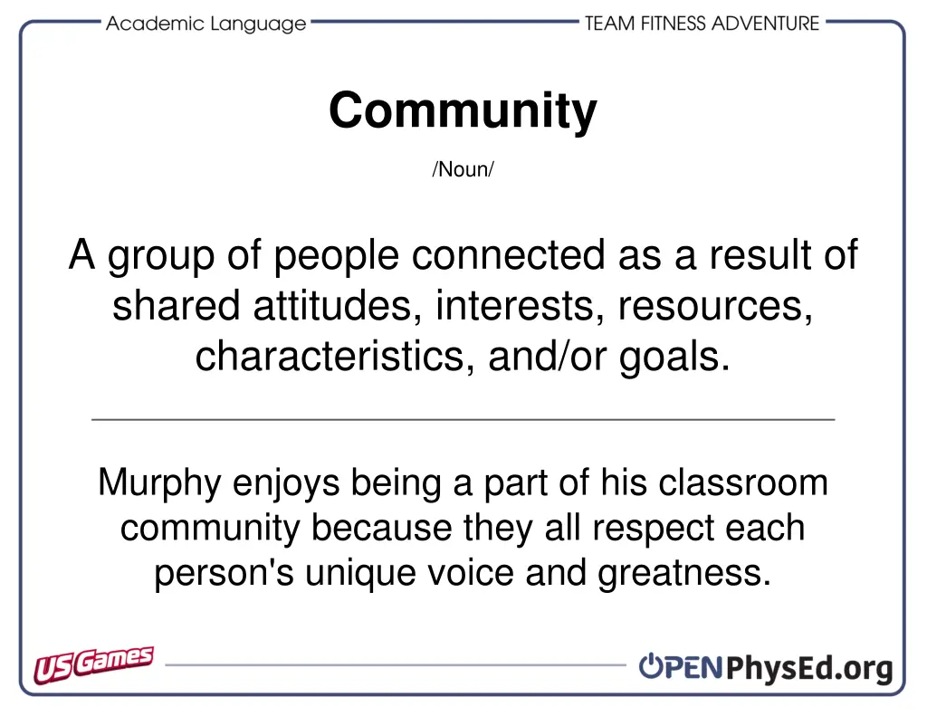 community