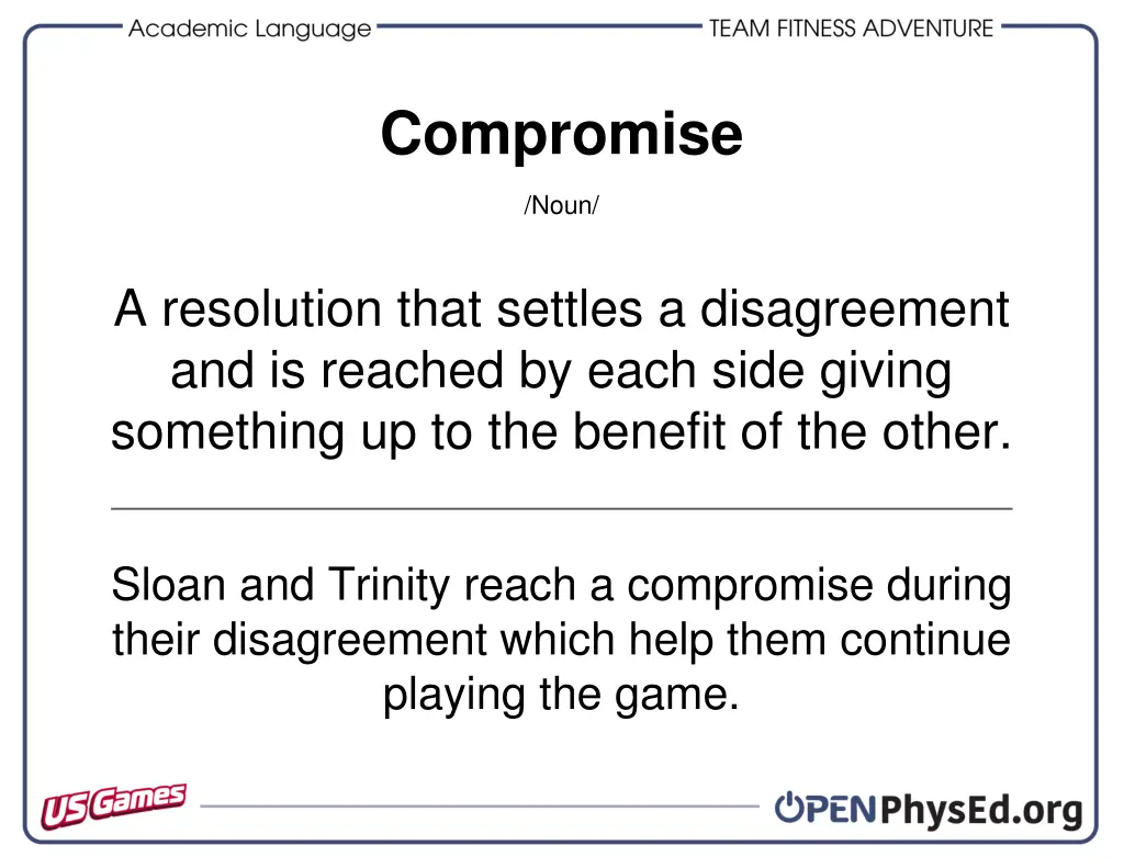 compromise