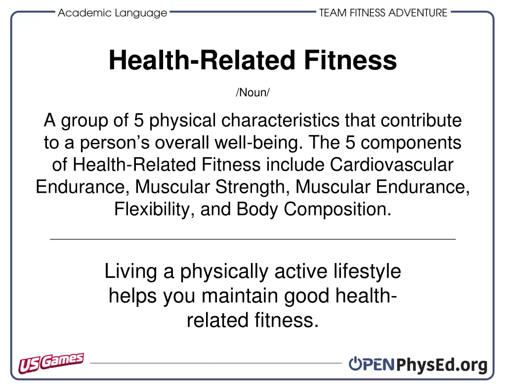 health related fitness