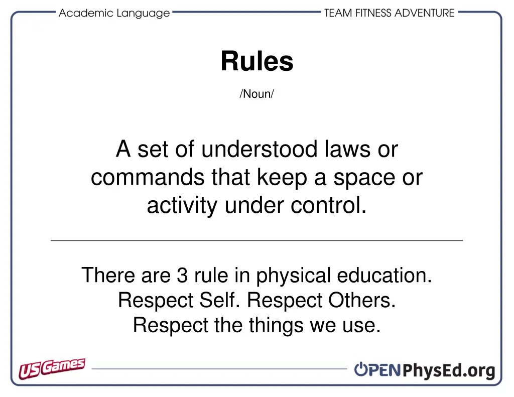 rules