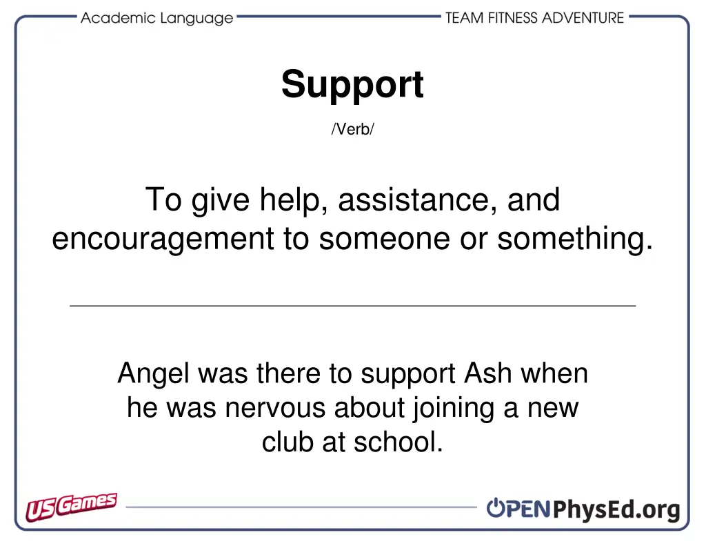 support