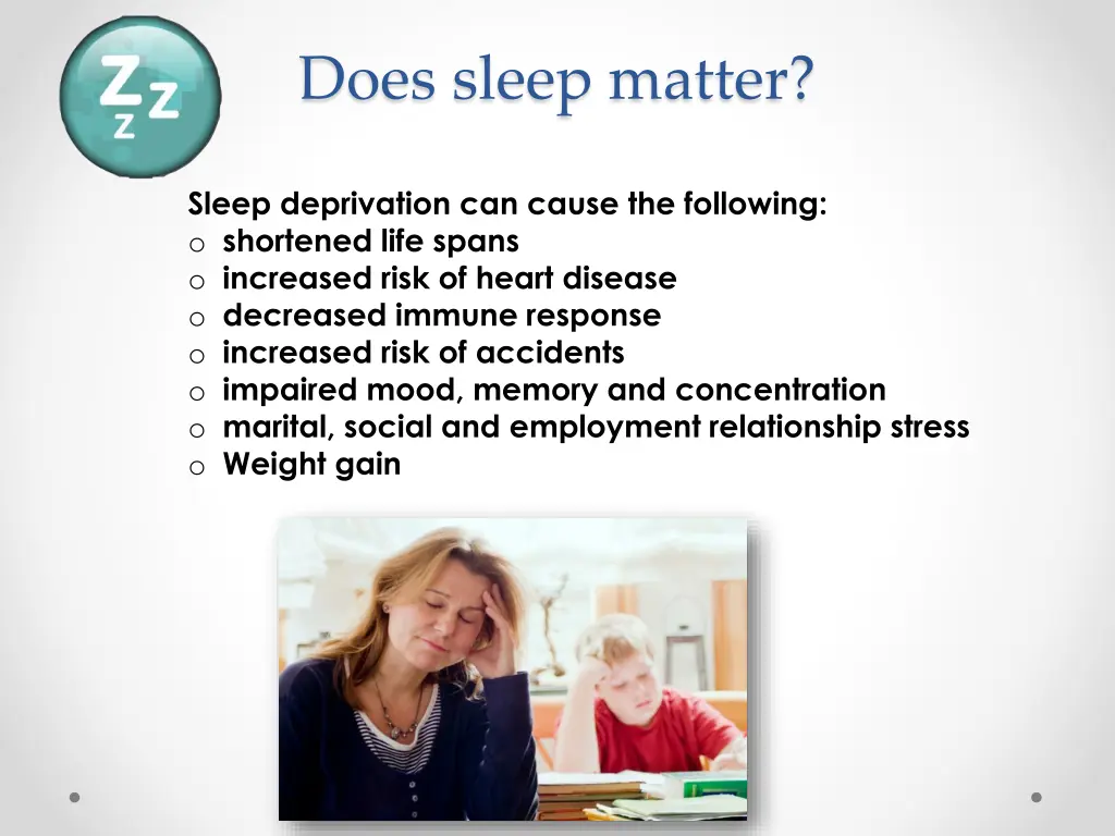 does sleep matter