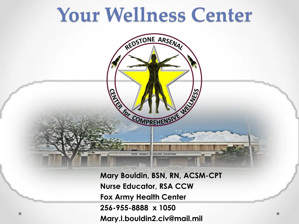 your wellness center