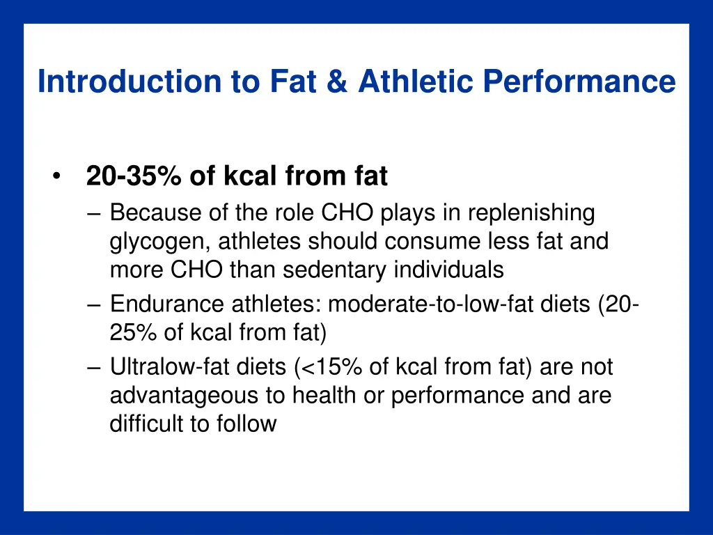 introduction to fat athletic performance 1