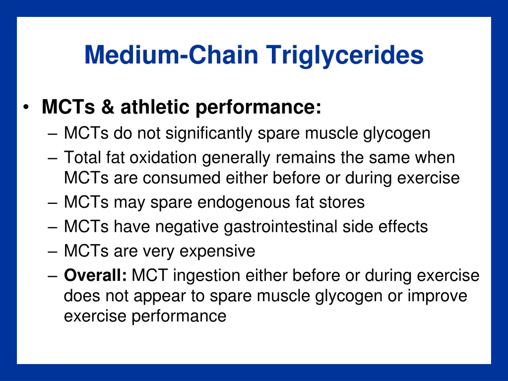 medium chain triglycerides 1