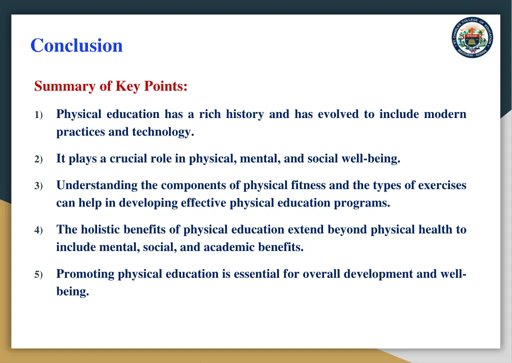 conclusion