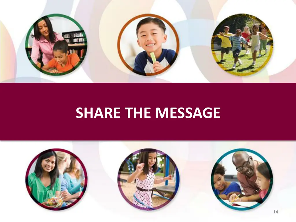 share the message