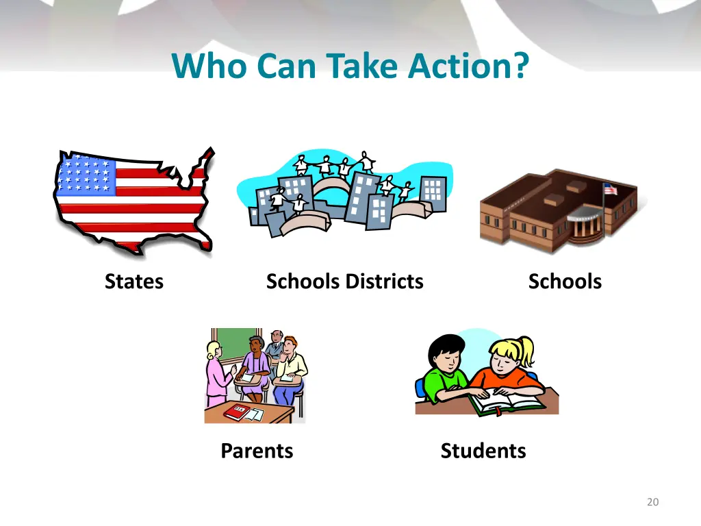 who can take action