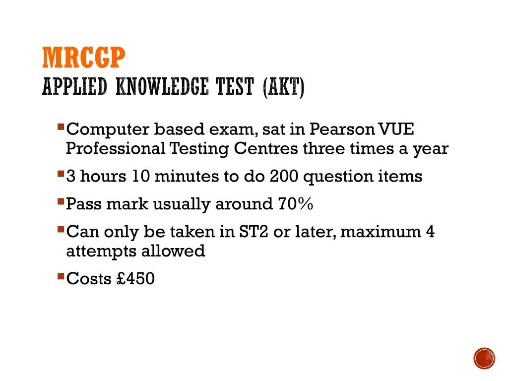 mrcgp applied knowledge test akt 1