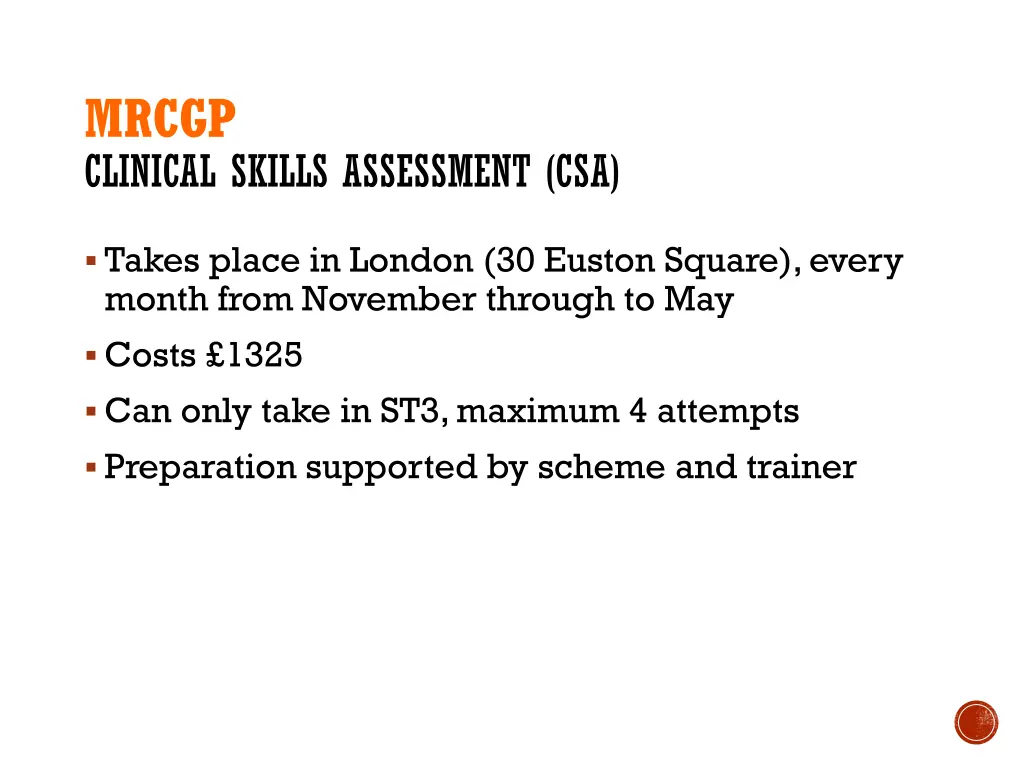mrcgp clinical skills assessment csa 1