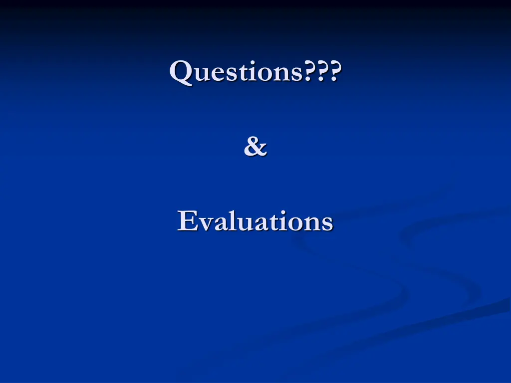 questions