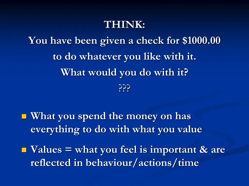 think