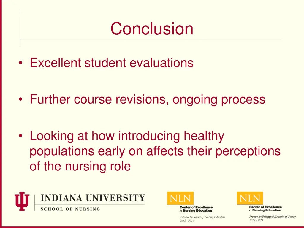 conclusion