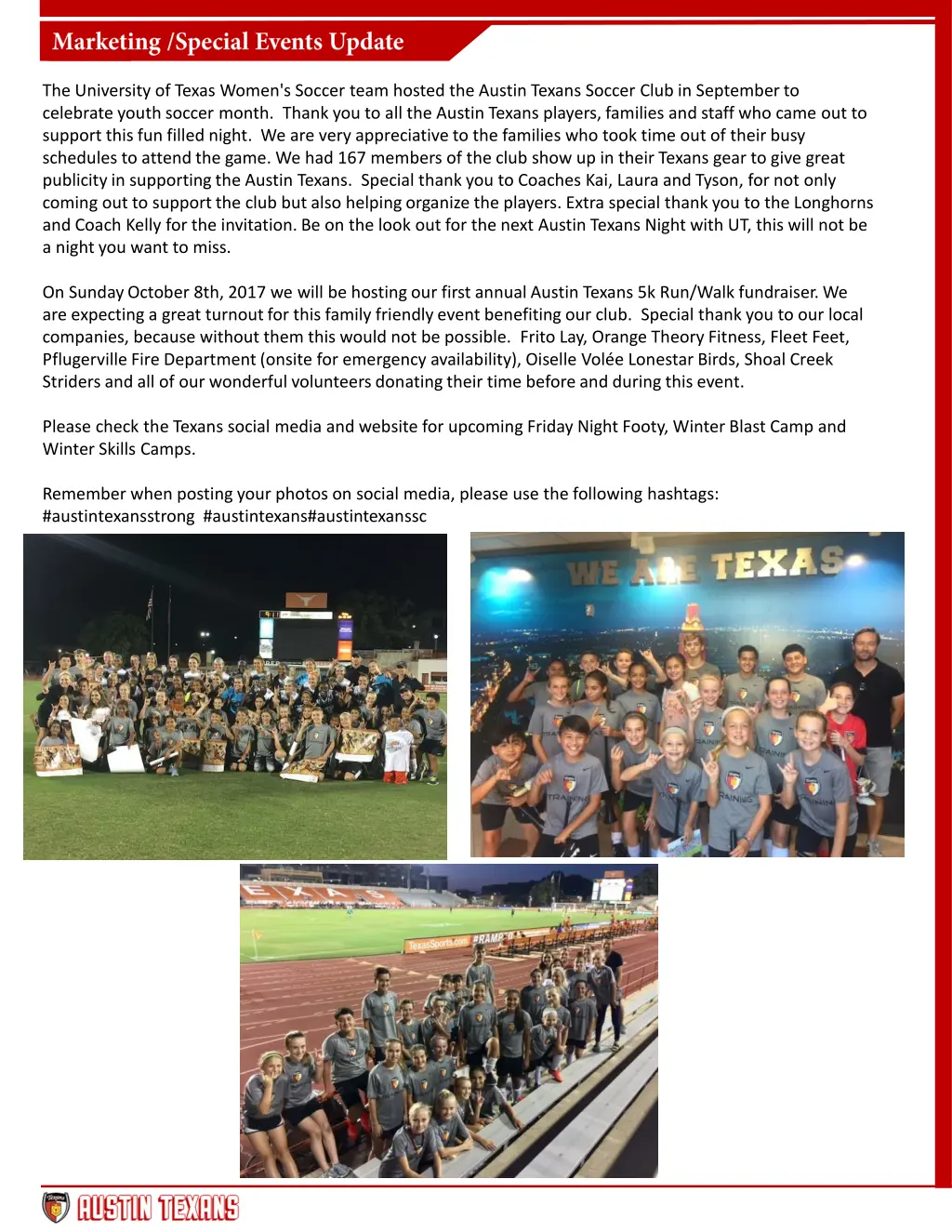 the university of texas women s soccer team