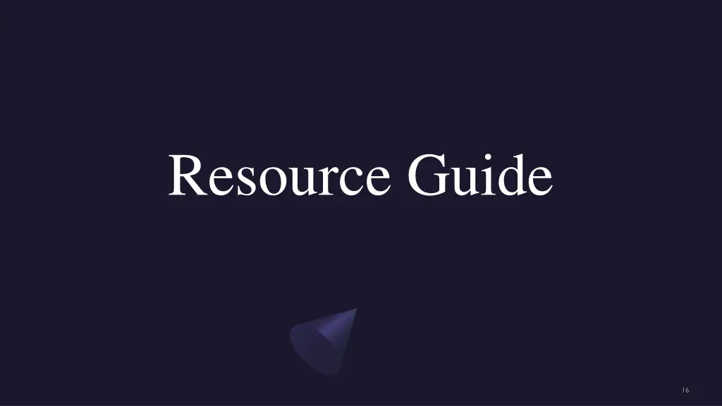 resource guide