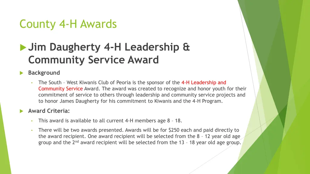 county 4 h awards 8