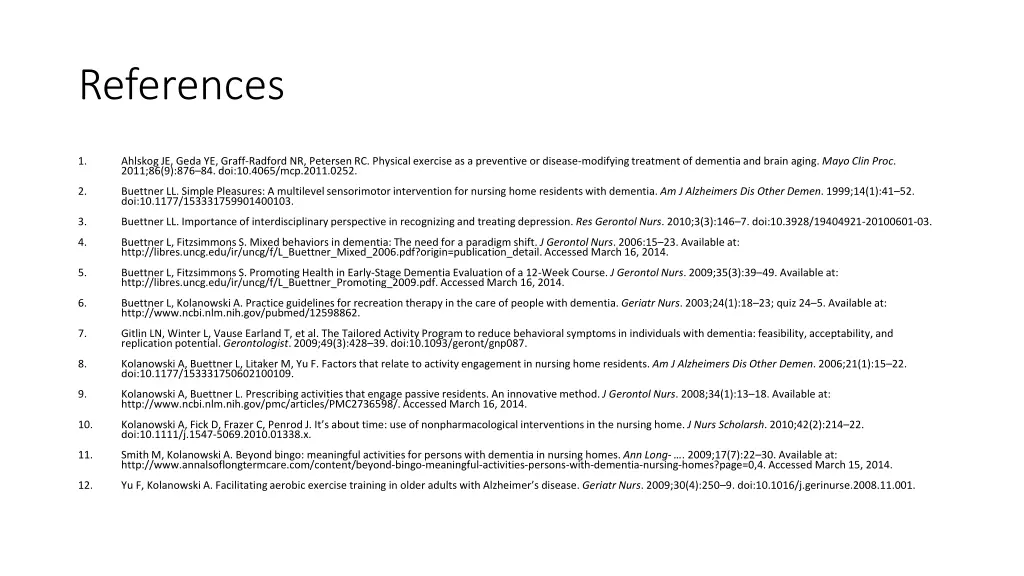 references