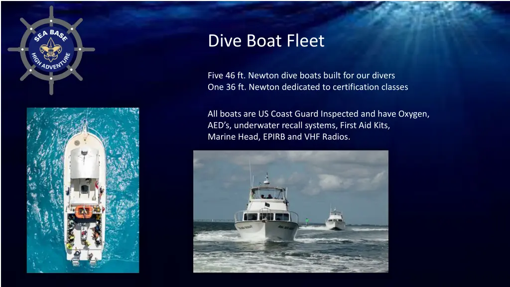 dive boat fleet