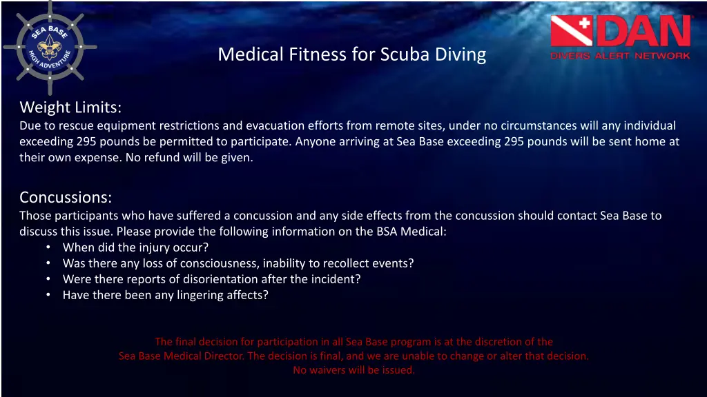 medical fitness for scuba diving 3