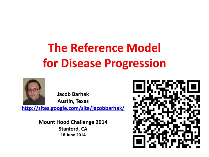 the reference model for disease progression