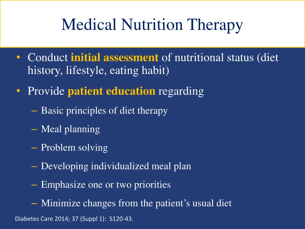 medical nutrition therapy 1