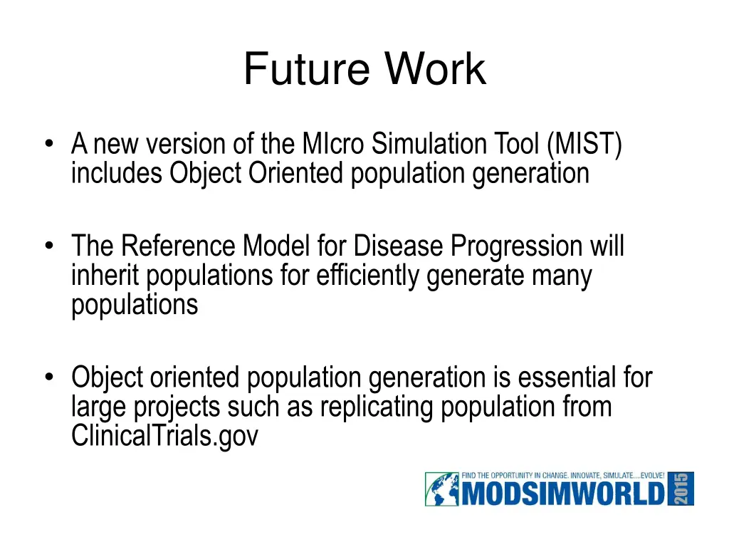 future work