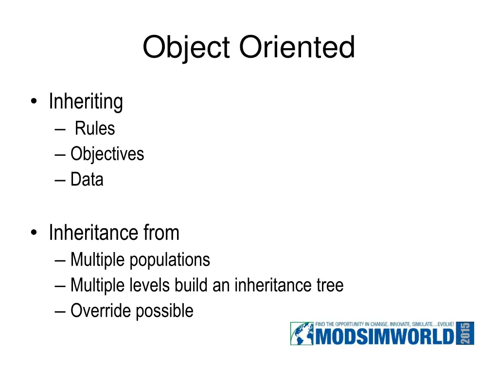 object oriented