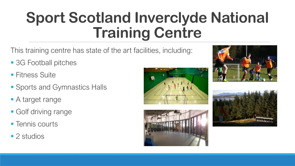 sport scotland inverclyde national training centre