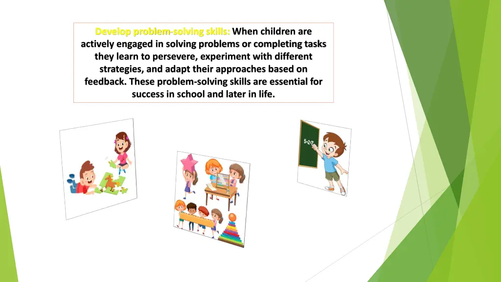 develop problem solving skills when children