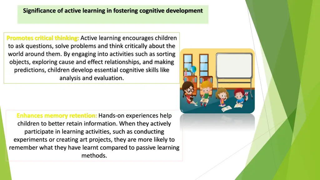 significance of active learning in fostering 1