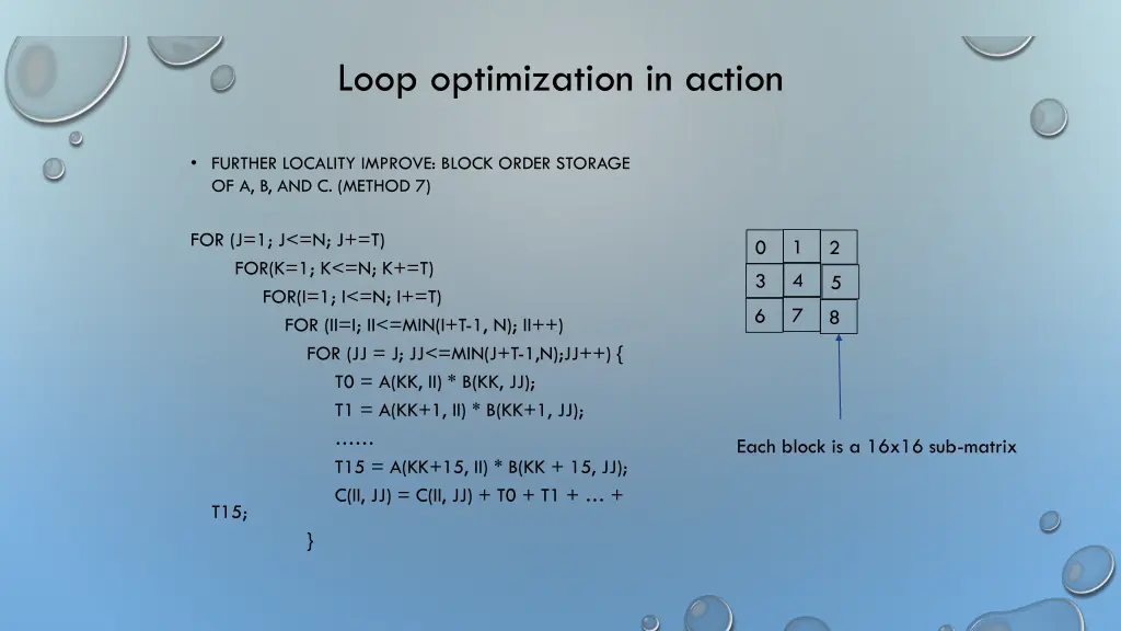 loop optimization in action 6