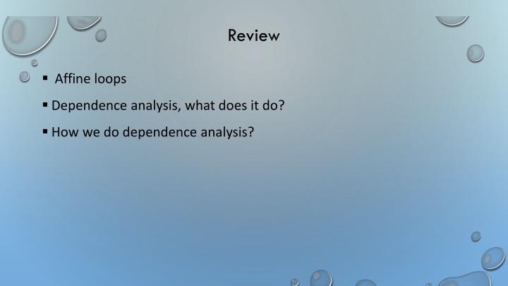 review