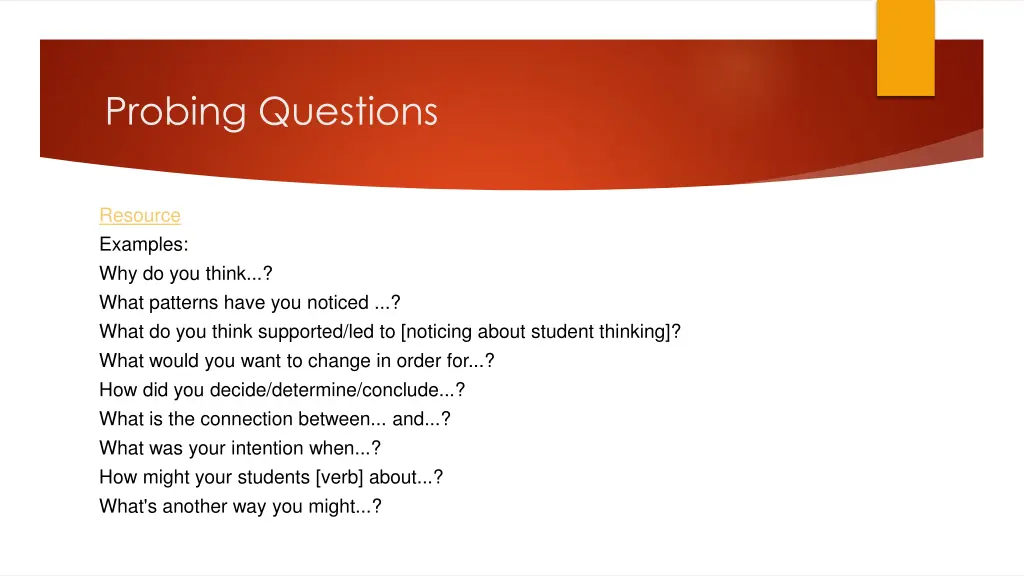 probing questions