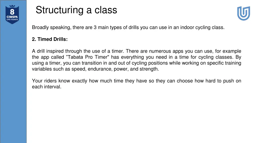 structuring a class 2