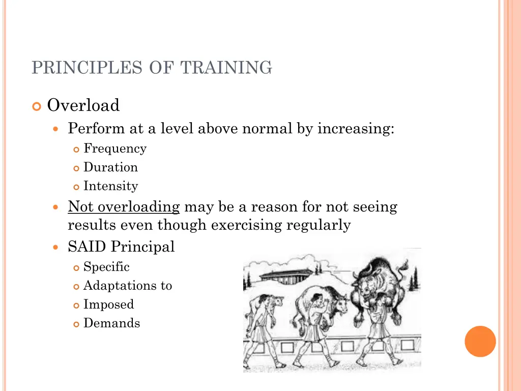 principles of training 4
