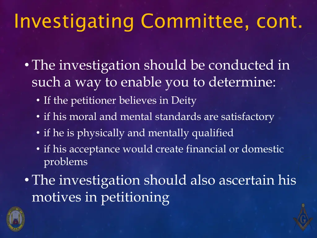 investigating committee cont 2