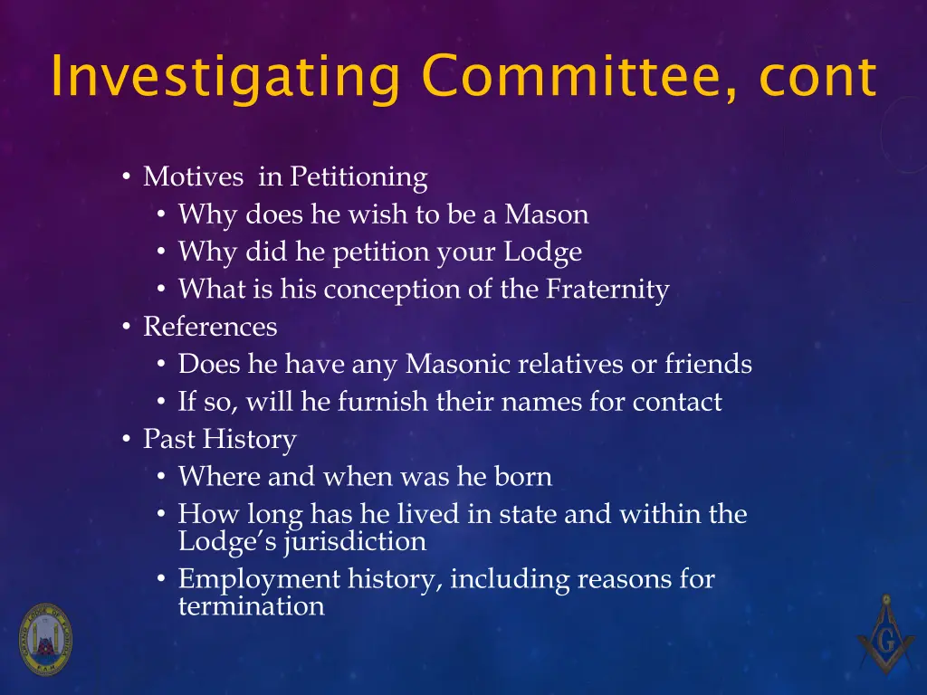 investigating committee cont 5