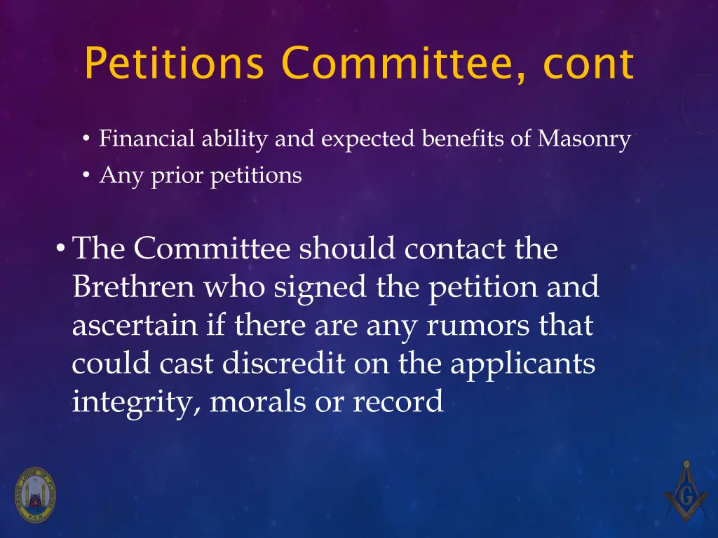 petitions committee cont 1
