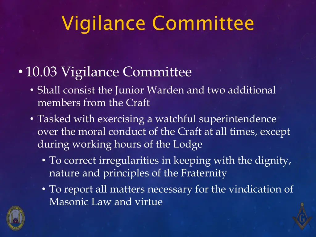 vigilance committee