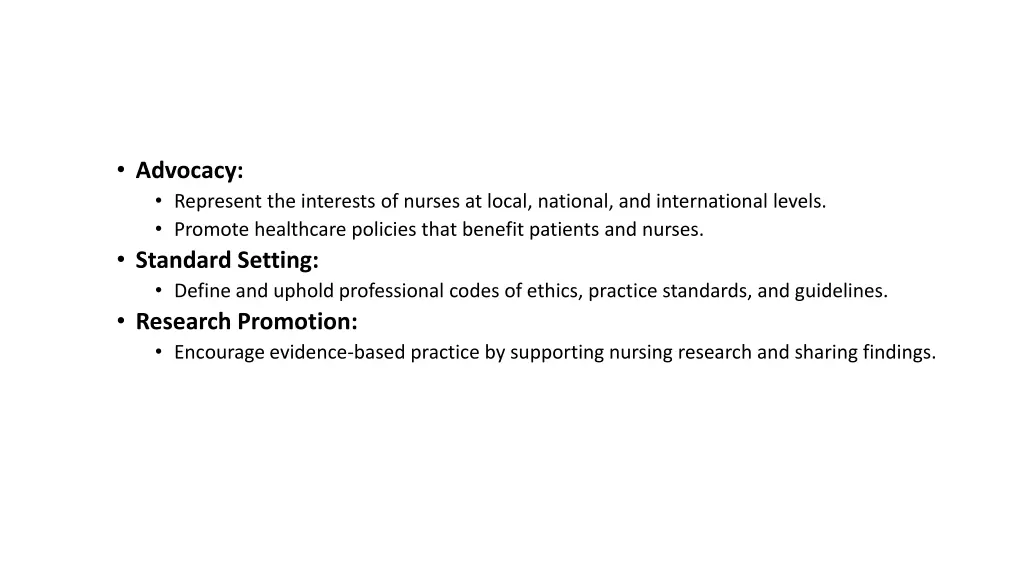 advocacy represent the interests of nurses