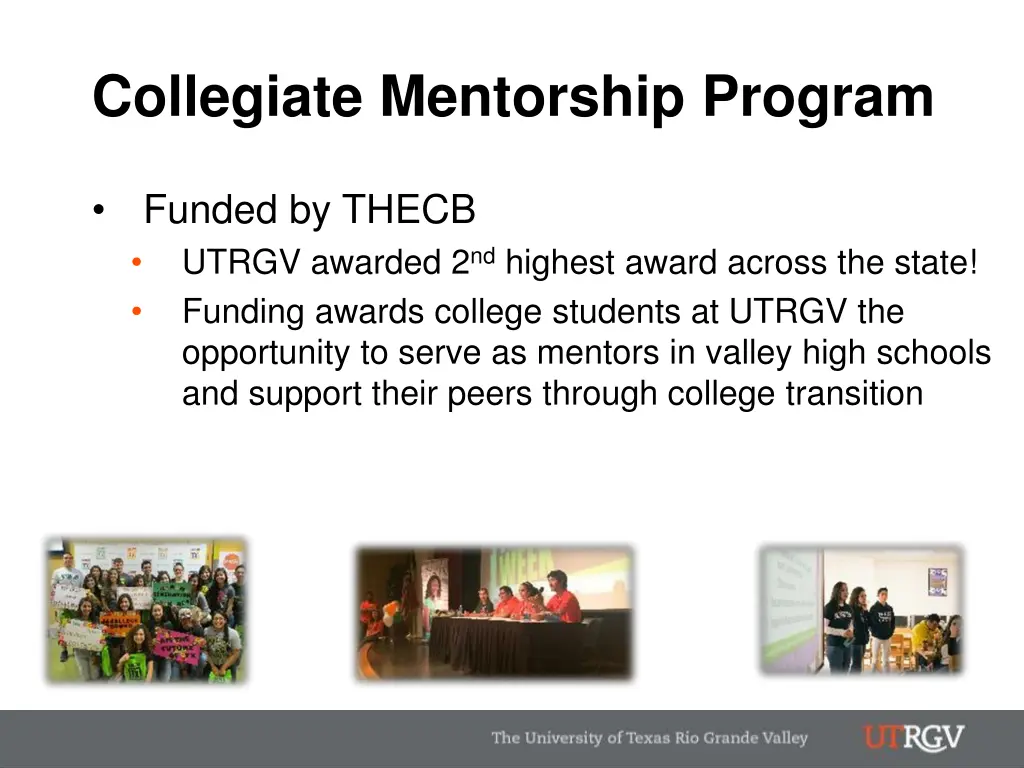 collegiate mentorship program